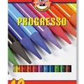 Weiteres Produktbild Buntstifte „Progresso 8756/12“, 12 Stück, ohne Holz, KOH-I-NOOR