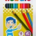 Weiteres Produktbild Buntstifte, Set, 12 verschiedene Farben, NEBULO