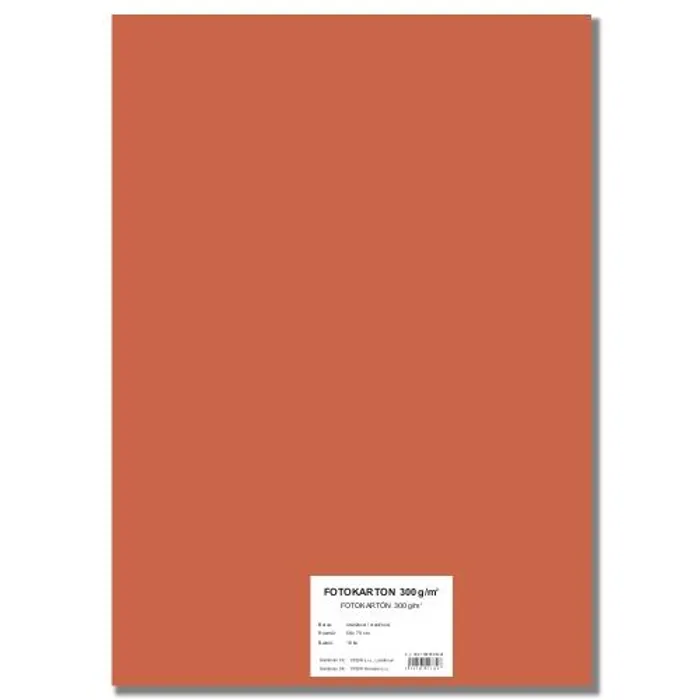 Hauptproduktbild Barevný karton EXTRA 300g 50x70cm oranžový [10 listů]