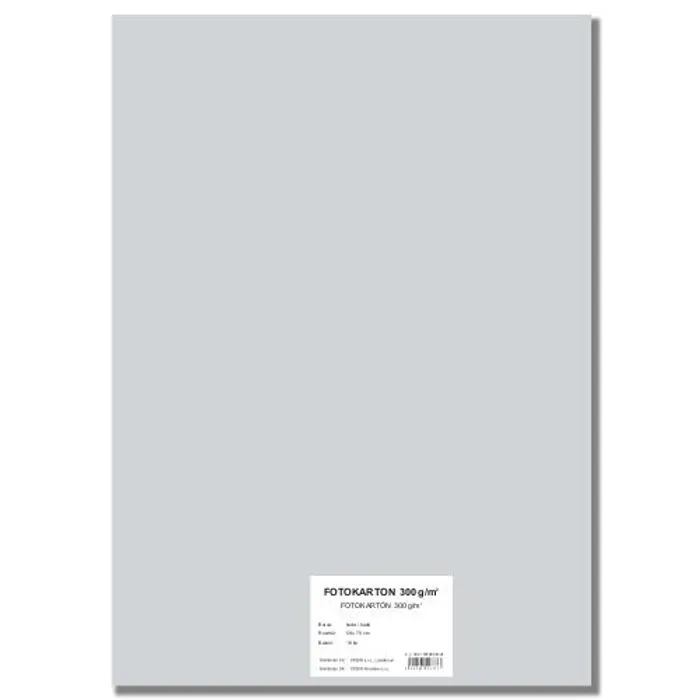 Hauptproduktbild Barevný karton EXTRA 300g 50x70cm šedý [10 listů]