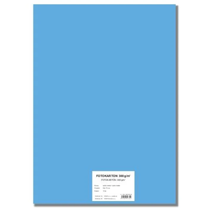 Hauptproduktbild Barevný karton EXTRA 300g 50x70cm světle modrý [10 listů]