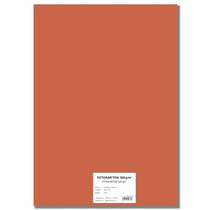Hauptproduktbild Barevný karton EXTRA 300g A4 oranžový [10 listů]