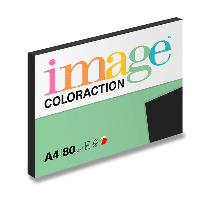 Hauptproduktbild Barevný papír Image Coloraction 80 g, 100 listů, černý