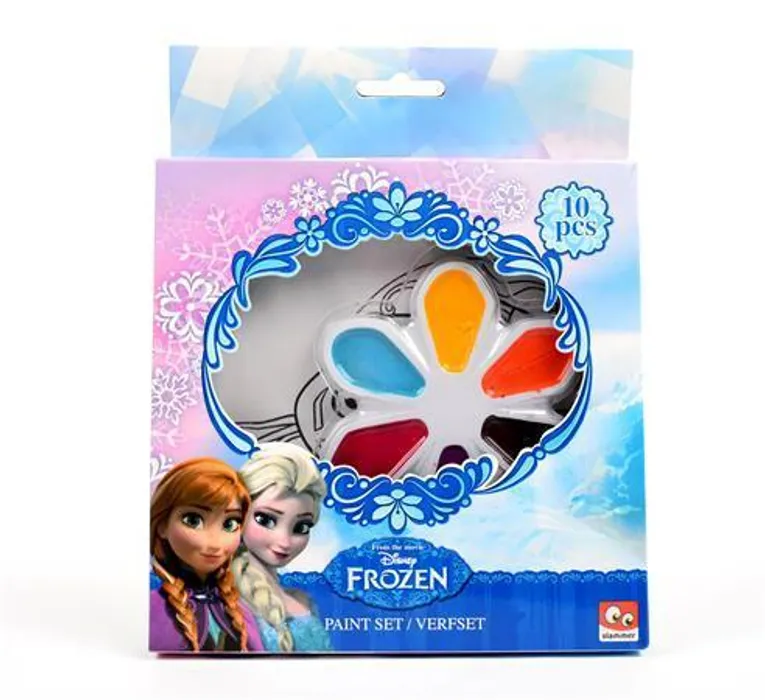 Hauptproduktbild Barvící sada, omalovánky a vodové barvy, CANENCO "Frozen"