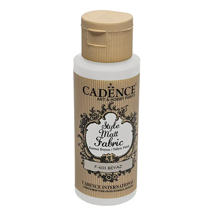 Hauptproduktbild Barvy na textil Cadence Style Matt bílá, 59 ml