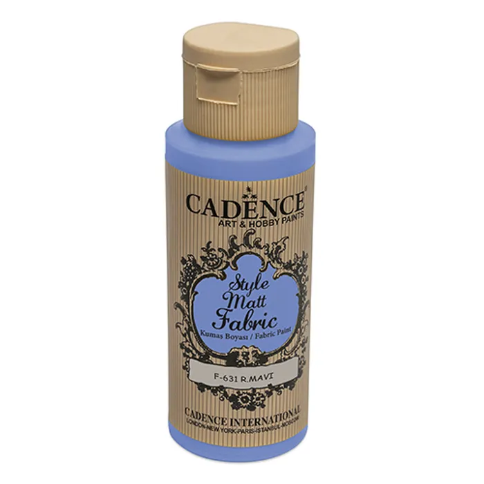 Hauptproduktbild Barvy na textil Cadence Style Matt modrá, 59 ml