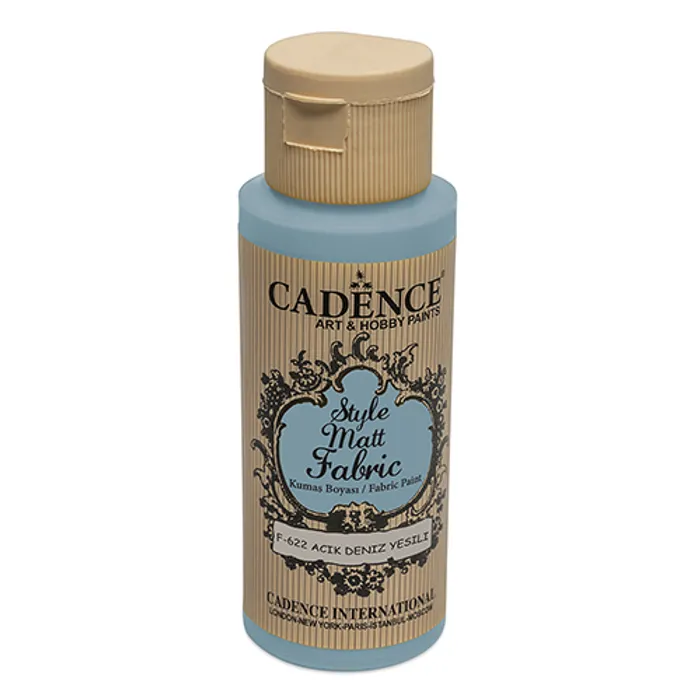 Hauptproduktbild Barvy na textil Cadence Style Matt modrozelená, 59 ml