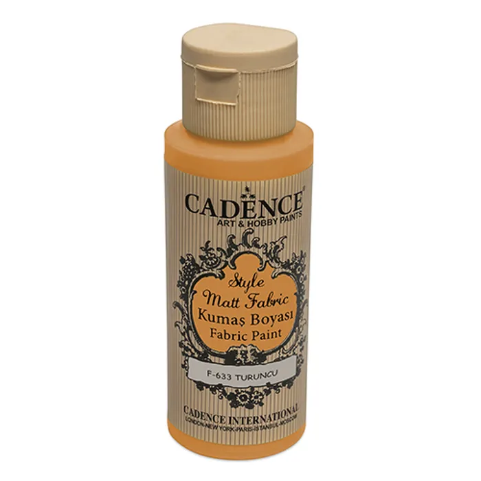 Hauptproduktbild Barvy na textil Cadence Style Matt oranžová, 59 ml