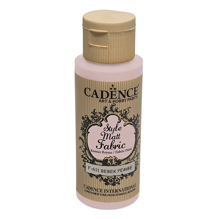 Hauptproduktbild Barvy na textil Cadence Style Matt sv. růžová, 59 ml