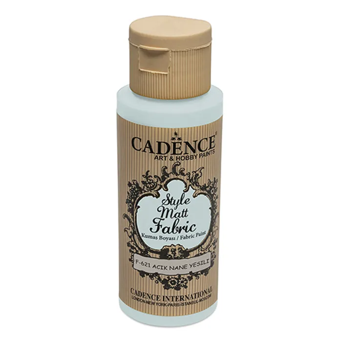 Hauptproduktbild Barvy na textil Cadence Style Matt sv. zelená, 59 ml
