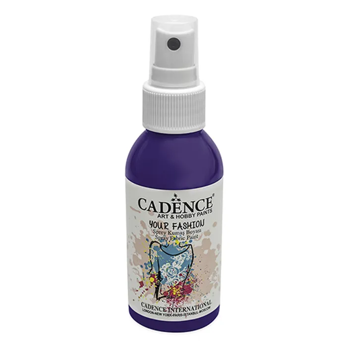 Hauptproduktbild Barvy na textil Cadence Your Fashion, fialová, 100 ml