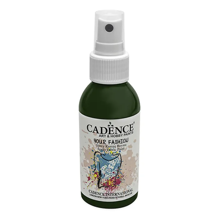 Hauptproduktbild Barvy na textil Cadence Your Fashion, tmavě zelená, 100 ml