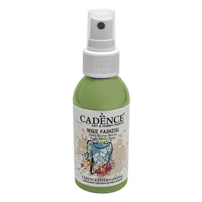 Cadence Your Fashion Stofffarbe, Gelbgrün, 100 ml