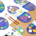 Aquarellfarben MILAN – 12 Farben, 30 mm + Pinsel