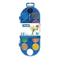 Aquarellfarben MILAN – 12 Farben, 30 mm + Pinsel