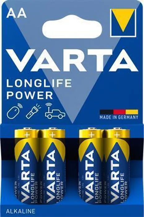 Hauptproduktbild Baterie, AA (tužková), 4 ks, VARTA "High Energy"