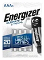 Batterie, AAA (Mikrostift), 4 Stück pro Packung, Lithium, ENERGIZER „Ultimate Lithium“
