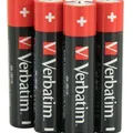Weiteres Produktbild Batterie, AAA (Mikrostift), 4 Stück pro Packung, VERBATIM