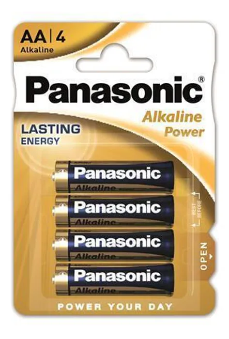 Hauptproduktbild Baterie "Alkaline power", AA 4 ks, PANASONIC