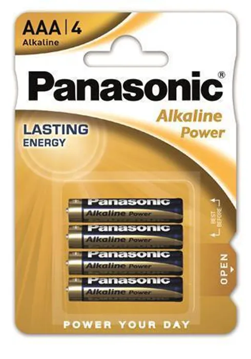 Hauptproduktbild Baterie "Alkaline power", AAA 4 ks, PANASONIC