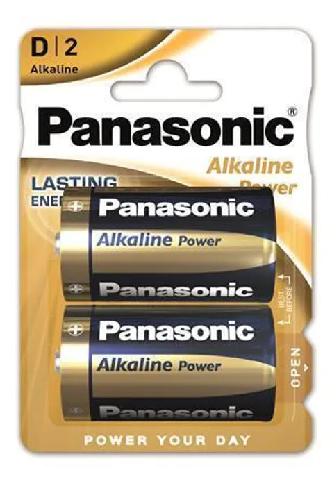 Hauptproduktbild Baterie "Alkaline power", D 2 ks, PANASONIC