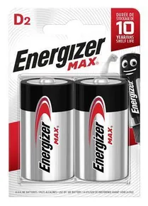 Akku, D (große Monozelle), 2 Stk., ENERGIZER Max