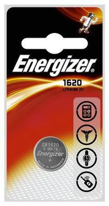 Hauptproduktbild Baterie knoflíková, CR1620, 1 ks v balení, ENERGIZER