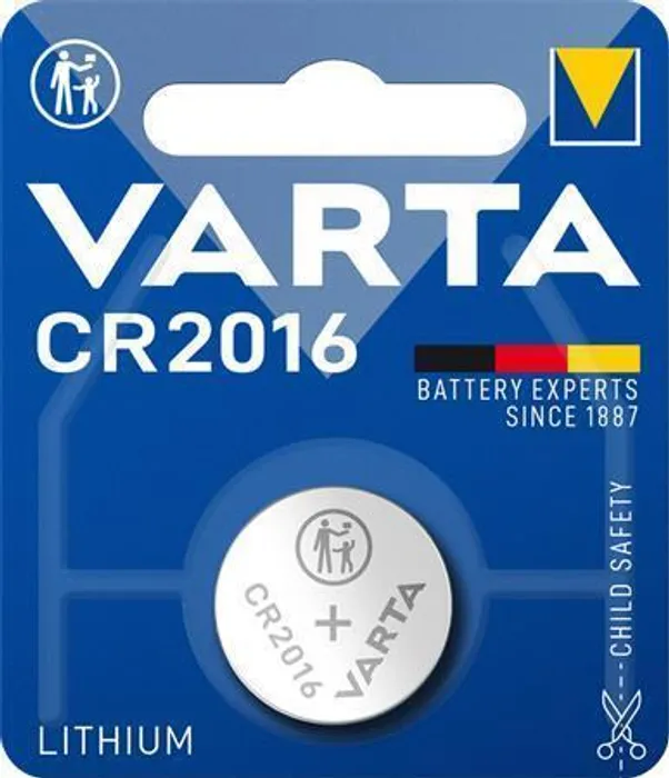 Hauptproduktbild Baterie knoflíková, CR2016, 1 ks v balení, VARTA