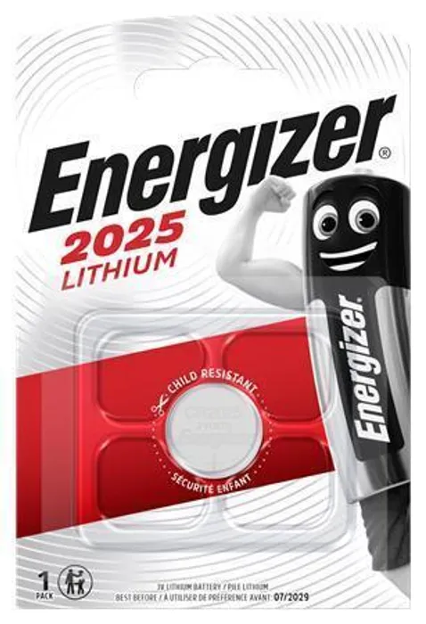 Hauptproduktbild Baterie knoflíková, CR2025, 1 ks v balení, ENERGIZER