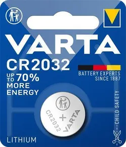 Knopfbatterie, CR2032, 1 Stück im Paket, VARTA