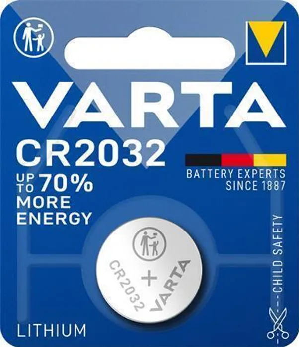 Hauptproduktbild Baterie knoflíková, CR2032, 1 ks v balení, VARTA