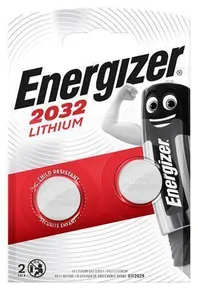 Knopfbatterie, CR2032, 2 Stück in einer Packung, ENERGIZER
