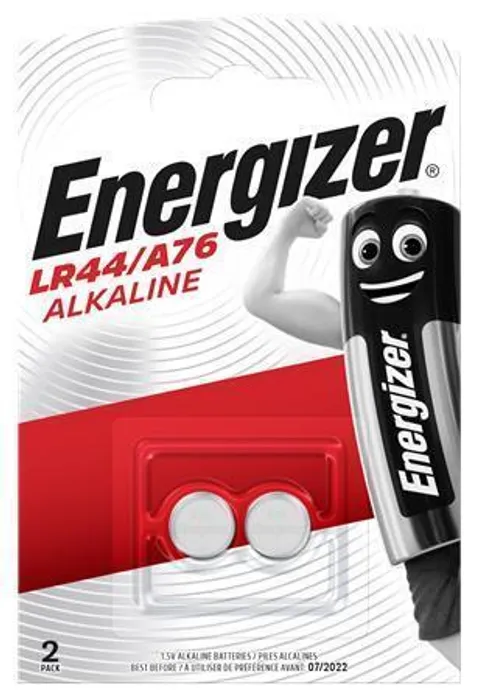 Hauptproduktbild Baterie knoflíková, LR44/A76, 2 ks v balení, ENERGIZER