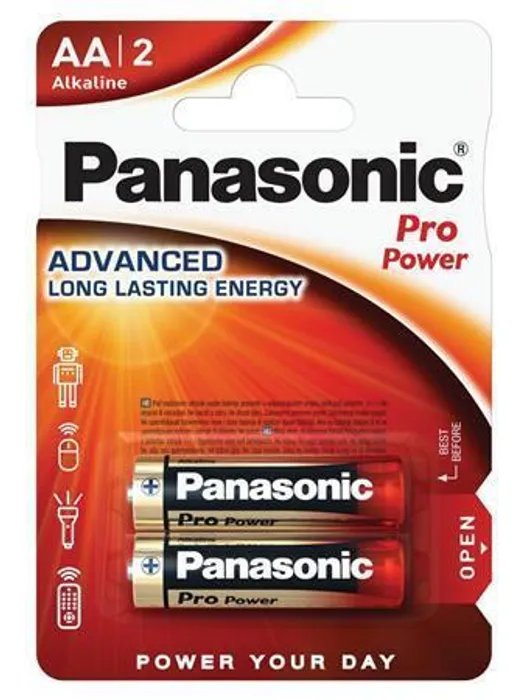 Hauptproduktbild Baterie "Pro power", AA 2 ks, PANASONIC