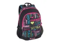 Rucksack „Cots Fashion“, schwarz-rosa, PULSE