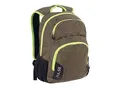 Rucksack "Element", grün-grau, Notebookfach und Audioanschluss, PULSE
