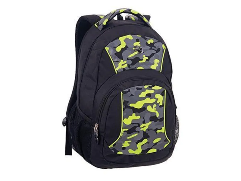 Hauptproduktbild Batoh "Fever Army", černý-zelený, PULSE