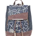 Weiteres Produktbild Rucksack "Mini Jeans Glossy", blau-braun, PULSE