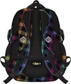 Rucksack "Neon Squares", 4-teilig, grün, STRIGHT