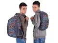 Rucksack "Path", grau, 2 in 1, Notebookfach und Audioanschluss, PULSE