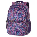 Rucksack "Spin Triangle", blau-rosa-braun, PULSE
