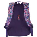 Rucksack "Spin Triangle", blau-rosa-braun, PULSE
