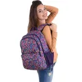 Weiteres Produktbild Rucksack "Spin Triangle", blau-rosa-braun, PULSE