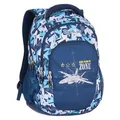 Rucksack "Teens Air Force", blau-weiß, 23l, PULSE