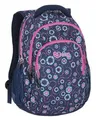 Rucksack "Teens Jeans Flower", blau-rosa, PULSE
