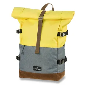 Rucksack Walker Roll-up Two Butter/ Grau
