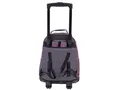 Rucksack "Wheels Butterfly", rosa-grau, mit Rollen, PULSE