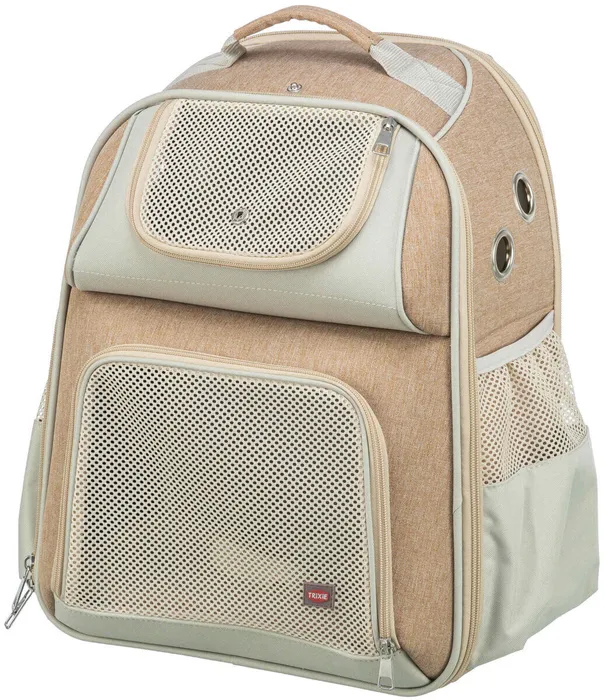 Hauptproduktbild Batoh WILLOW, 38 × 25 × 45 cm, do 7 kg, nylon, béžová/hnědá