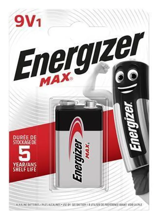 Hauptproduktbild Batterie, 9V, 1 db, ENERGIZER "Max"