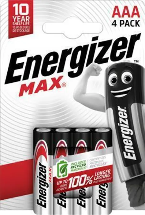 Hauptproduktbild Batterie, AA (tužková), 4 ks, ENERGIZER "Max"